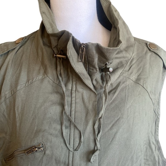 NWT Apt 9 green vest 1X - Picture 2 of 11